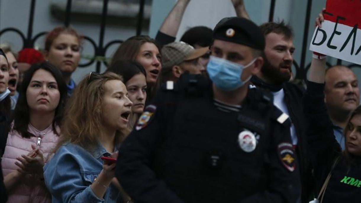 白俄罗斯反选举结果示威中400多人被拘留