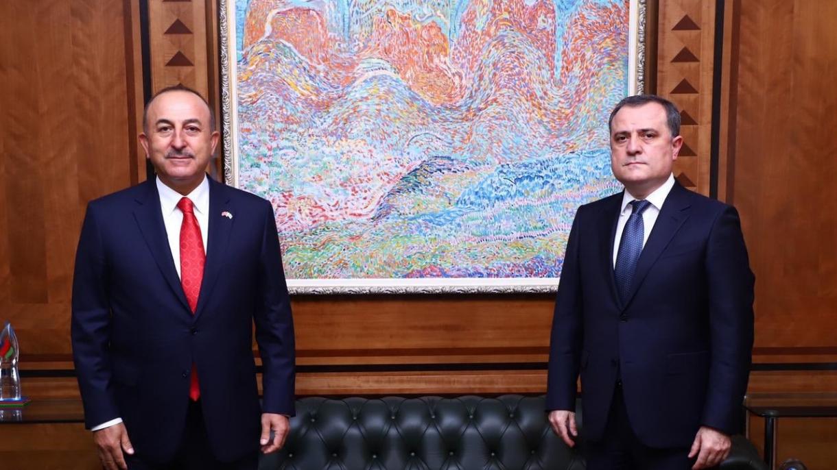 ترک وزیر خارجہ کی آذری ہم منصب کو قارا باغ میں کامیابی کی مبارکباد