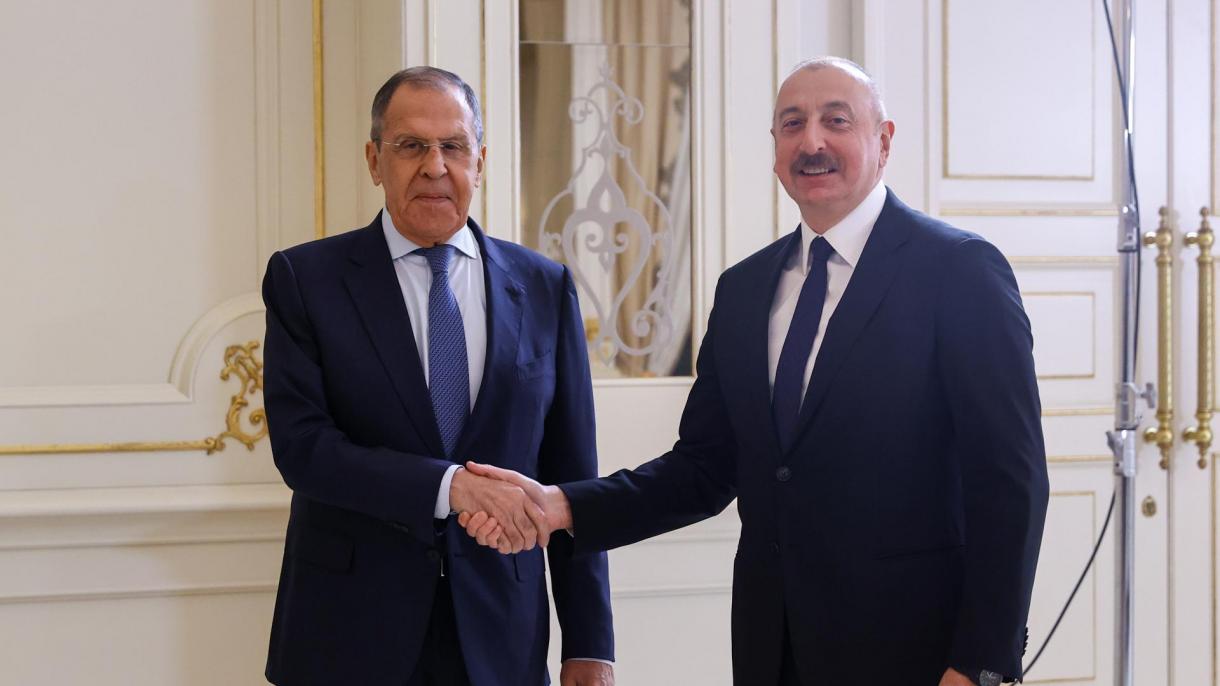 رئیس جمهور آذربایجان وزیر امور خارجه روسیه را به حضور پذیرفت