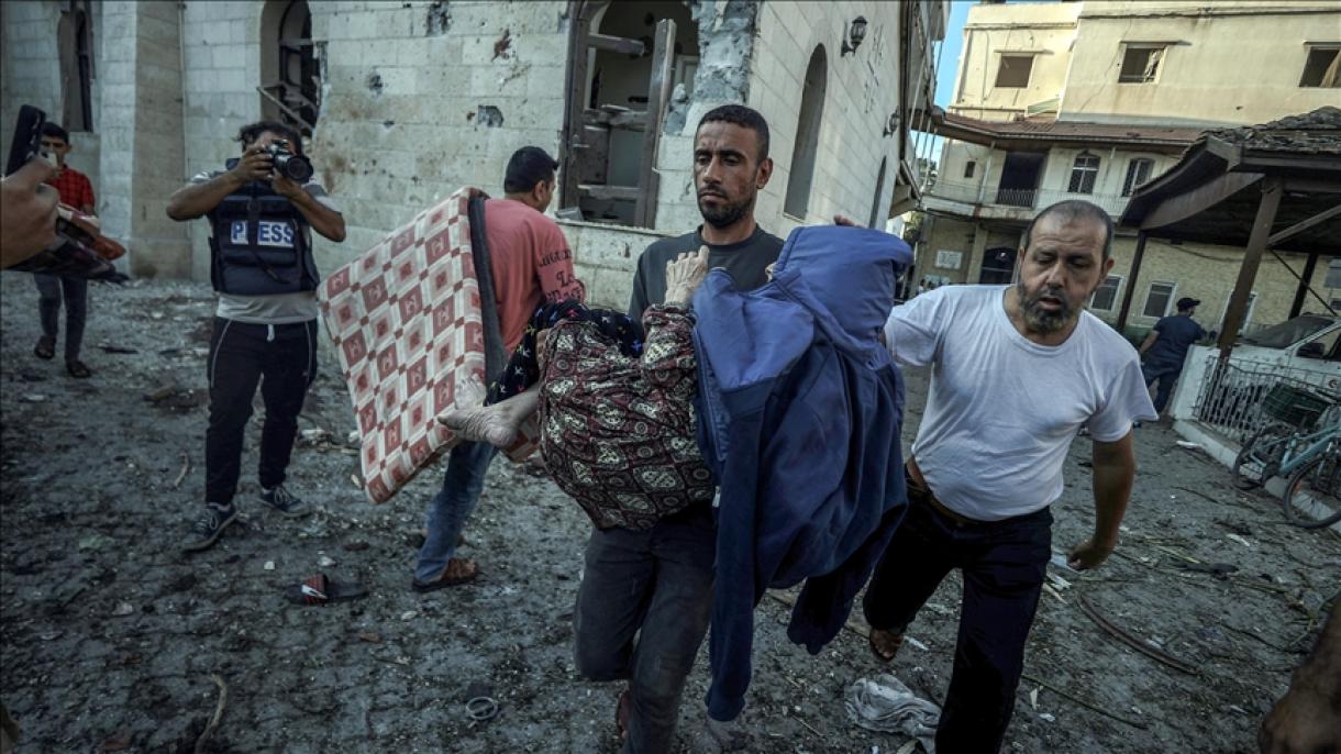 O Mundo condena ataque de Israel a hospital em Gaza