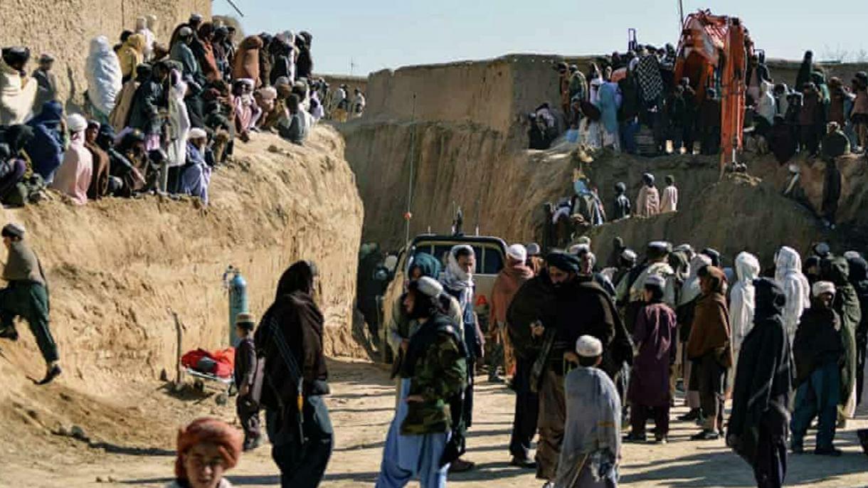 افغانیستان‌دا قویویا دوشن اوشاق حیاتینی ایتیردی