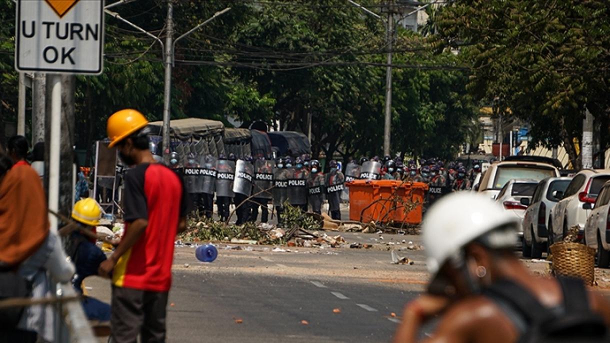 Protestas en Myanmar: hay un muerto a consecuencia de los disparos de policía