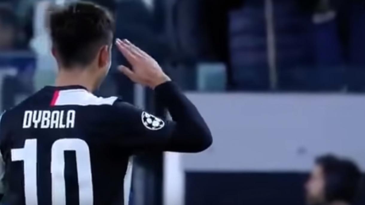 Katonai tisztelgéssel ünnepelte gólját a Juventus argentin játékosa