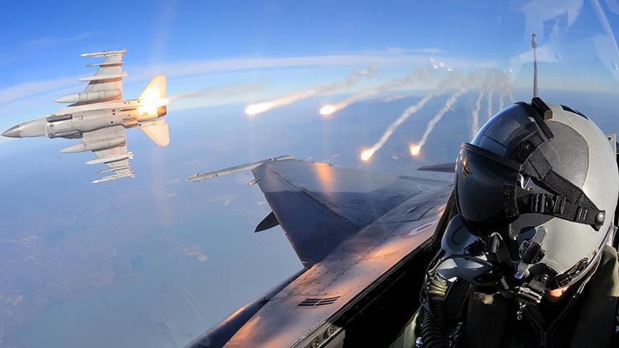 عملیات هوایی جنگنده های ترک در شمال عراق
