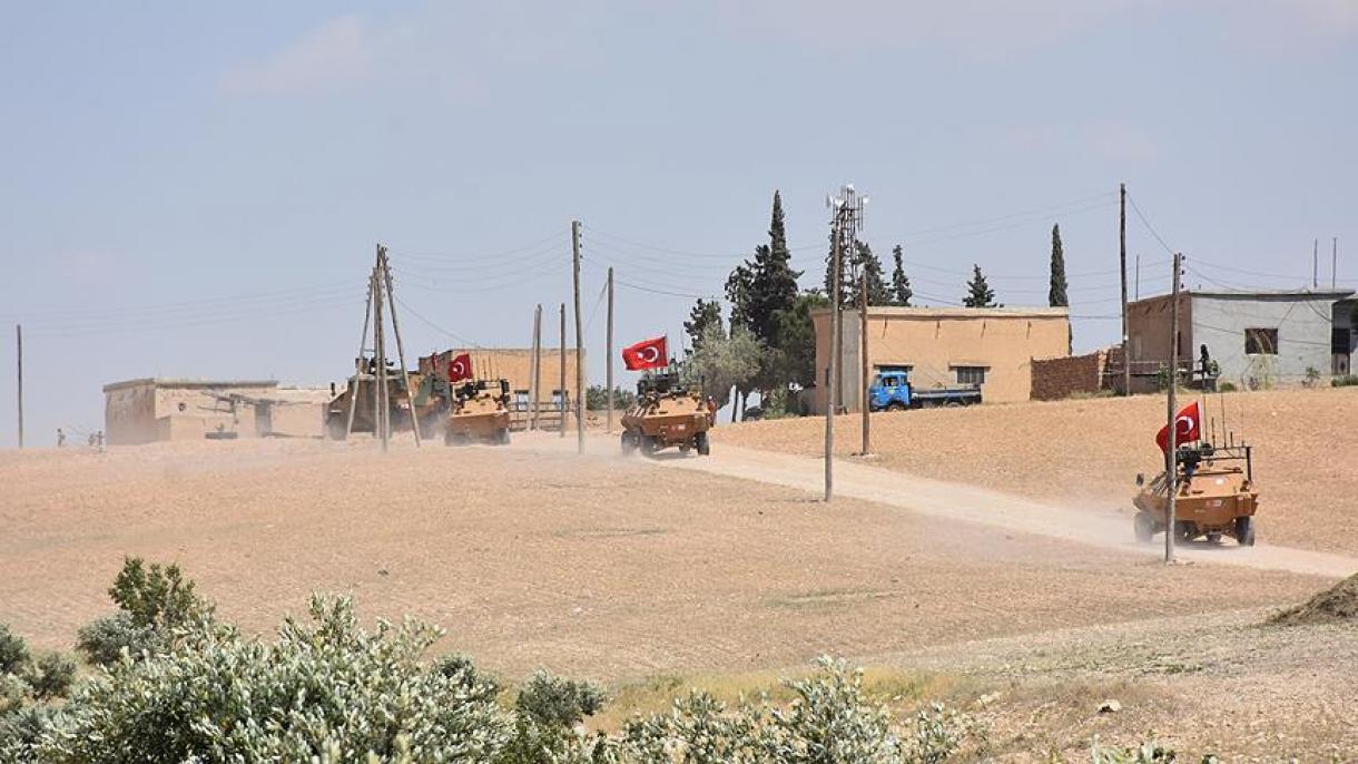 65 امین مرحله عملیات گشت زنی ارتش ترکیه در منبج به پایان رسید