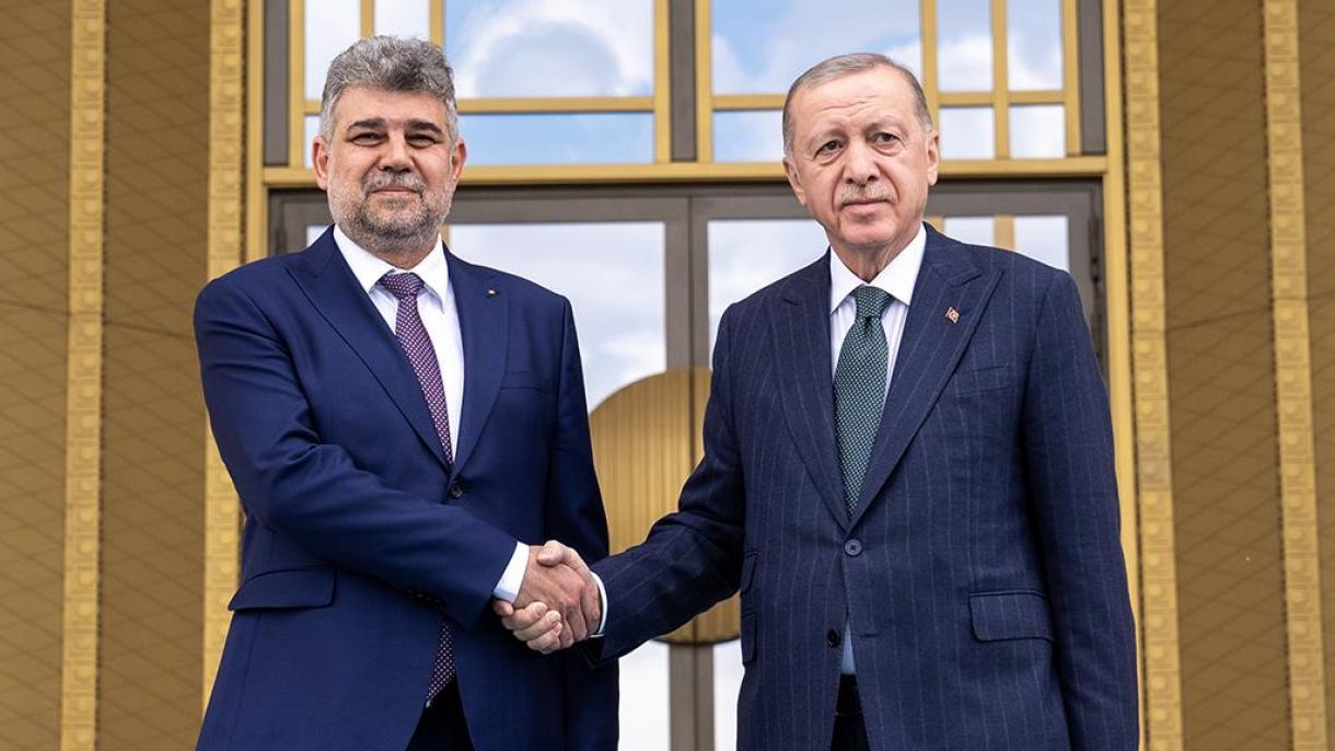 کنفرانس مطبوعاتی رئیس‌جمهور ترکیه و نخست وزیر رومانی