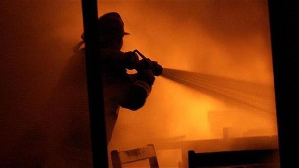 俄罗斯一幢房屋发生火灾11人死