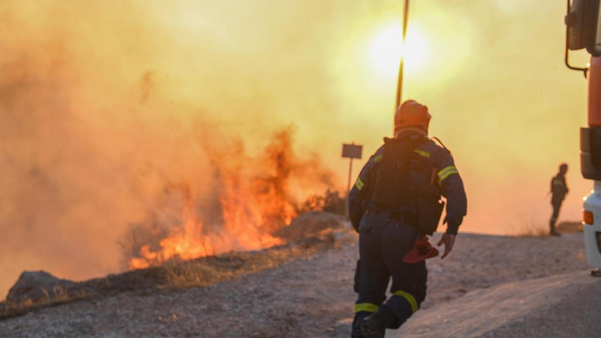 مشکلات زیست محیطی و بهداشتی ناشی از آتش سوزی‌های جنگلی  در یونان