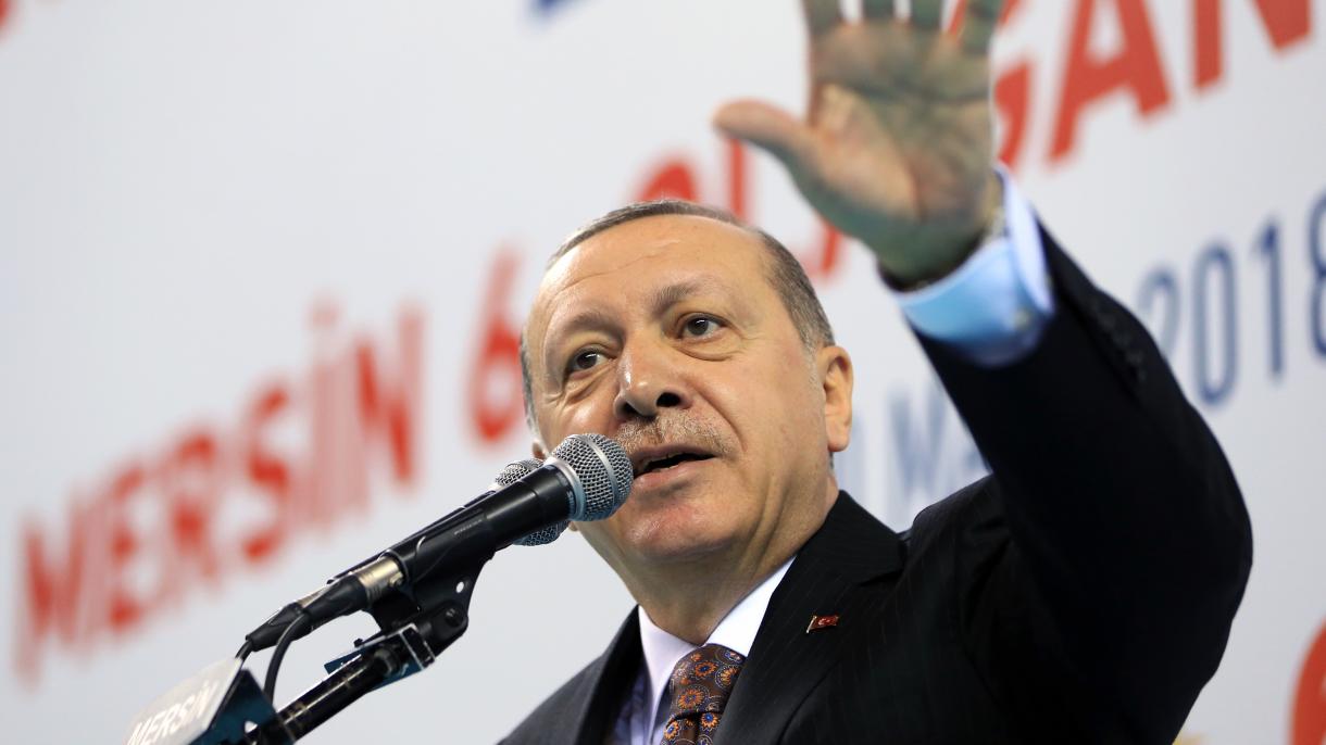 Президент Эрдоган Мерсинде операция тууралуу маалымат берди