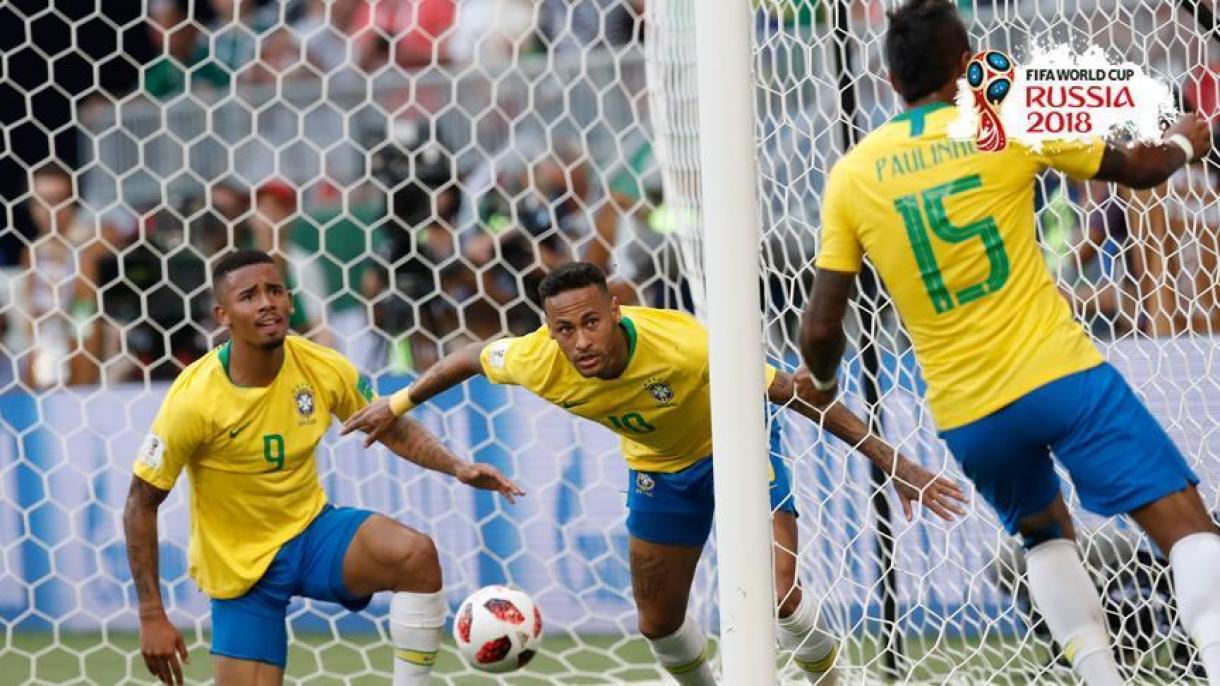 برزیل در مرحله یک‌چهارم نهایی جام جهانی فوتبال