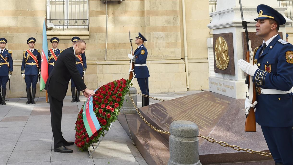 جشن مراسم صدمین سالگرد تاسیس جمهوری آذربایجان