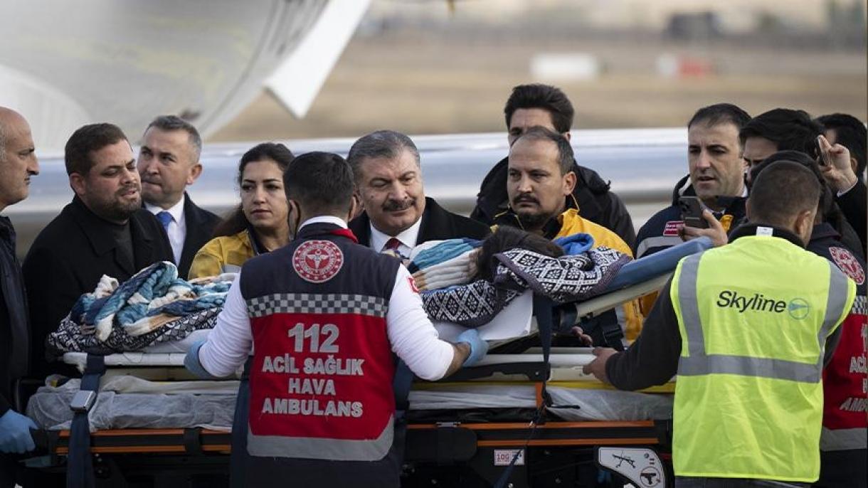 غزہ سے زخمیوں اور مریضوں کو ترکیہ میں علاج معالجے کے لیے لانے کا سلسلہ حاری