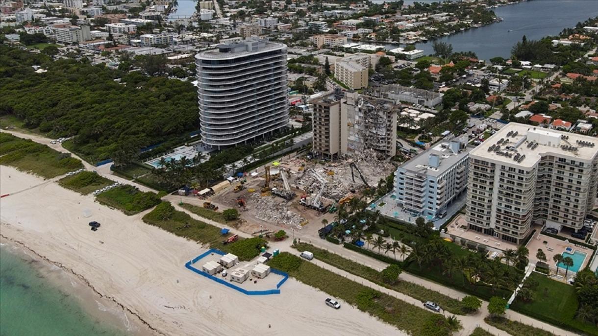 迈阿密坍塌公寓楼遇难者人数升至98人
