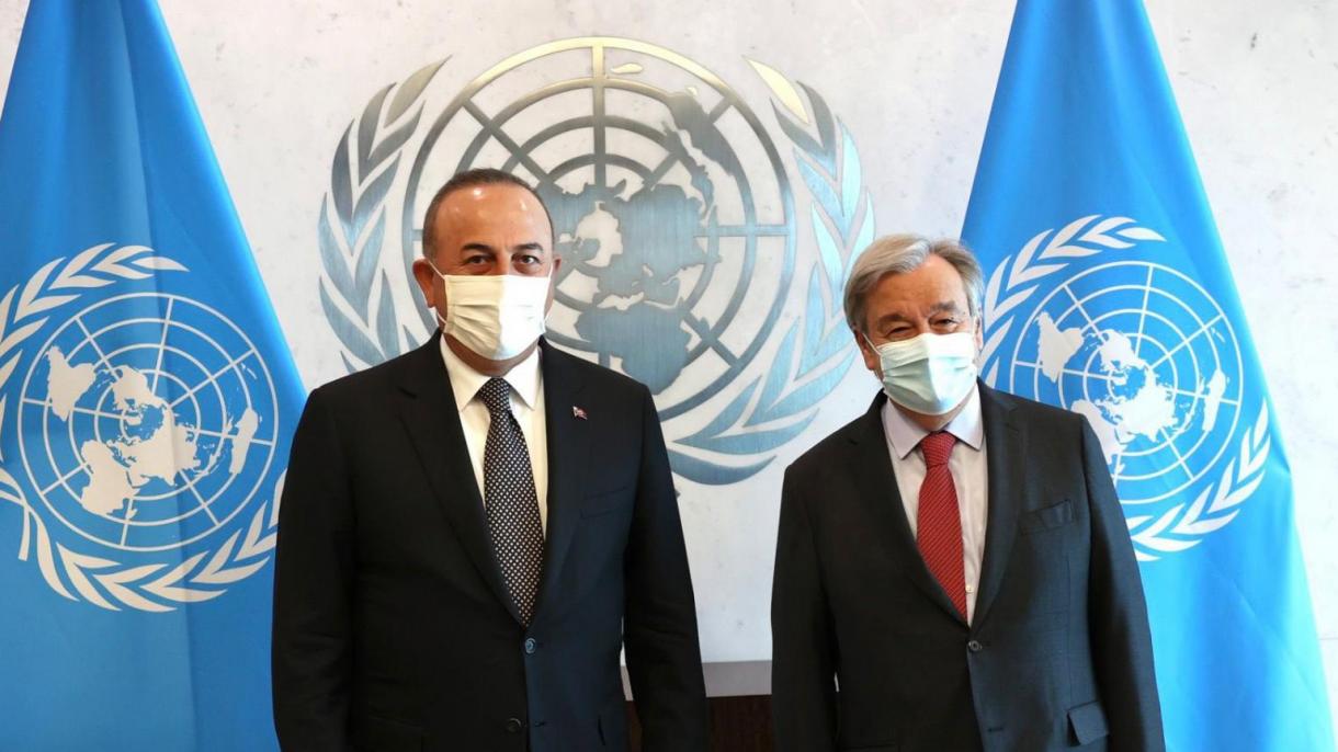Cavusoglu találkozott Guterressel