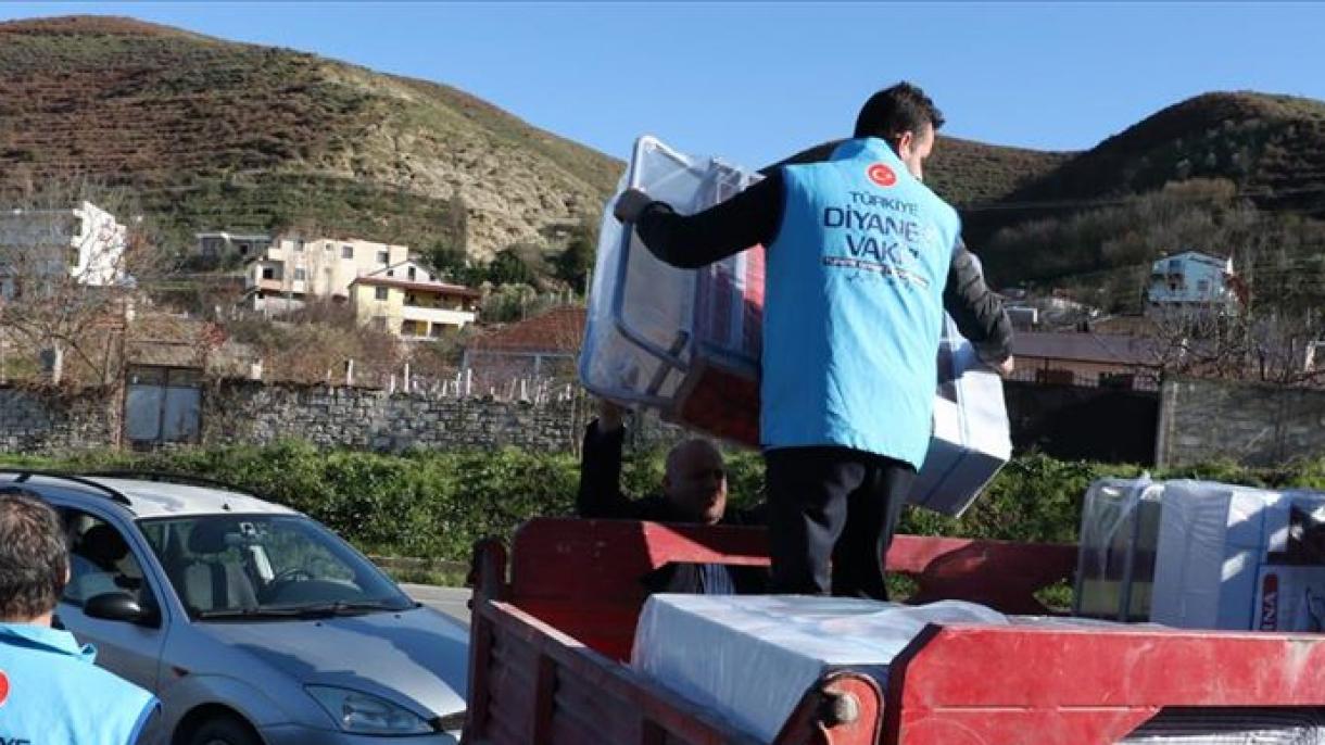 Türkiyə Albaniyada  zəlzələdən əziyyət çəkənlərə yardımlarını davam etdirir