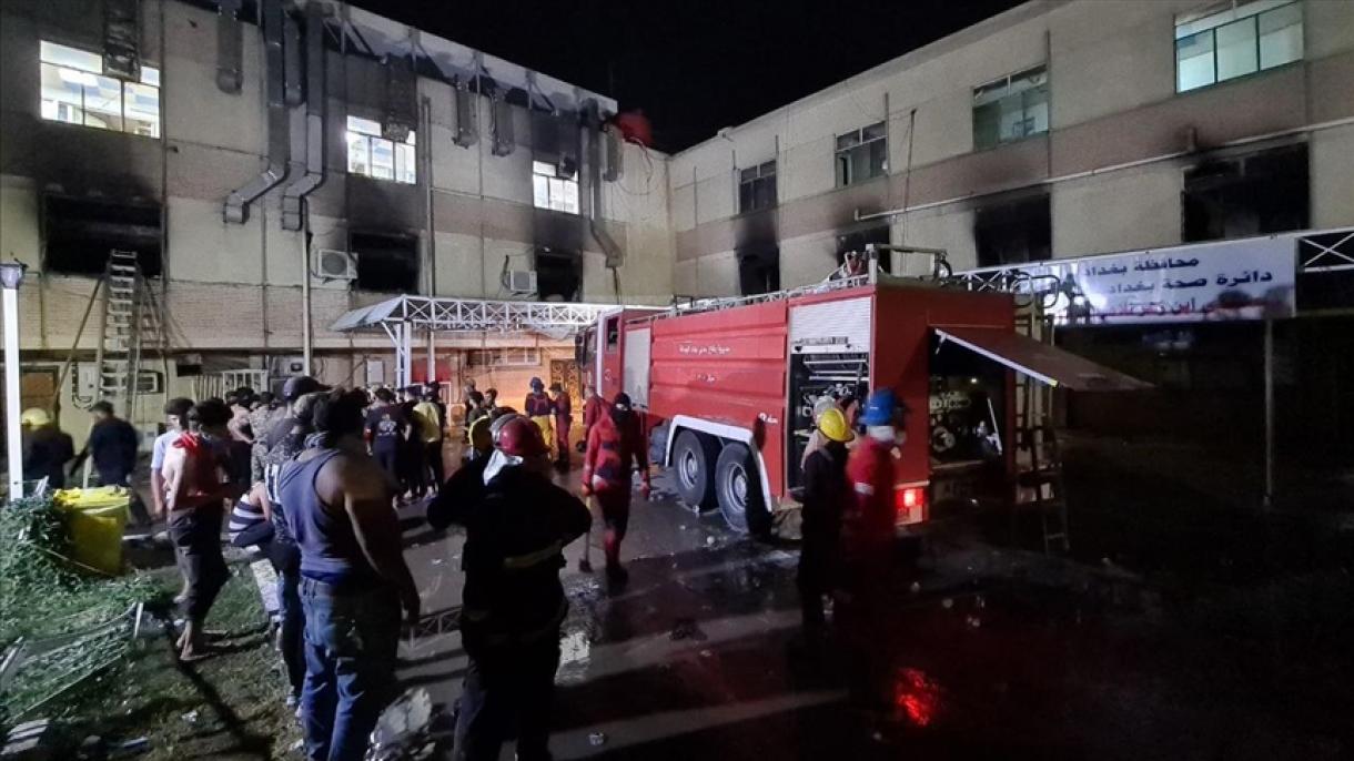 Aumenta a 82 el número de muertos por incendio en hospital para pacientes con COVID-19 en Irak