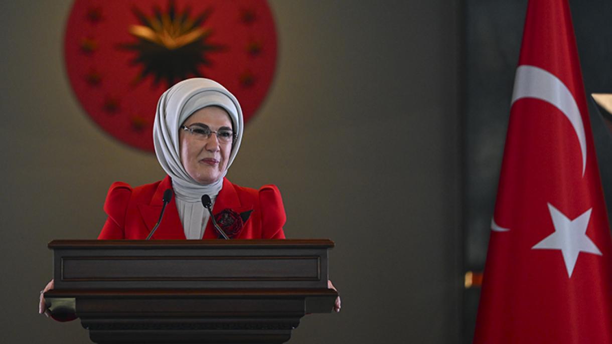 امینه اردوغان: جنگی که طی آن زنان، کودکان و افراد بیگناه کشته شوند، برنده‌ای ندارد