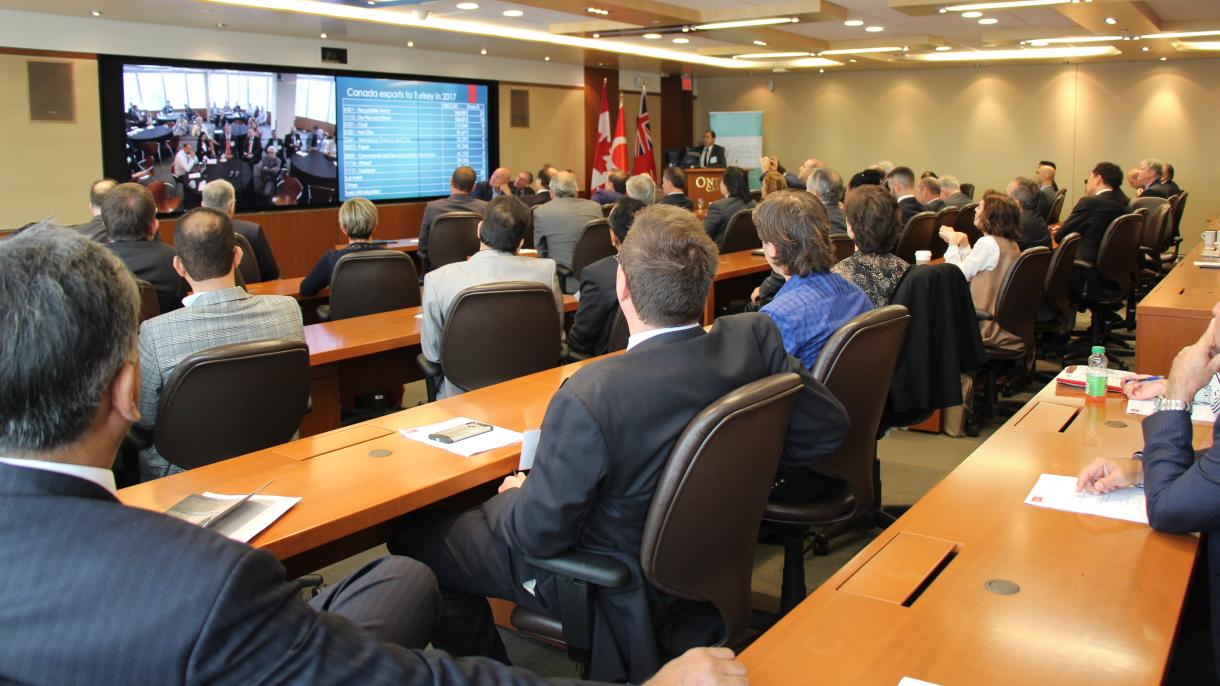 همایش فعالین اقتصادی ترکیه - کانادا