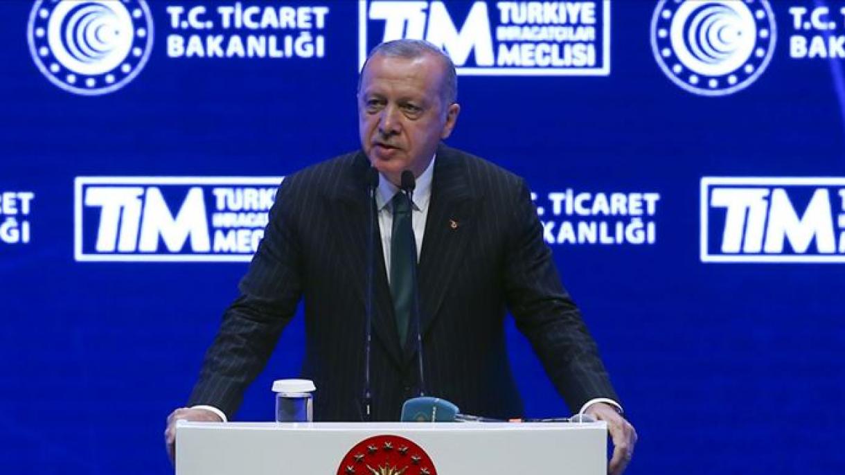 Presidente Erdogan revela dados sobre comércio exterior para o mês de abril