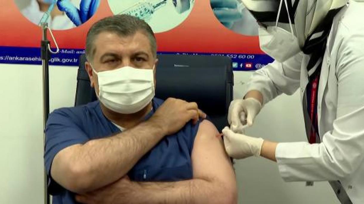 Começa a vacinação contra o coronavírus na Turquia