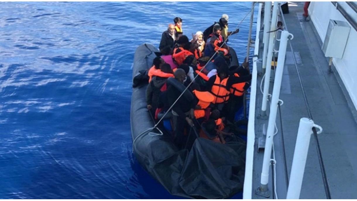 58 migránst mentett ki a török parti őrség