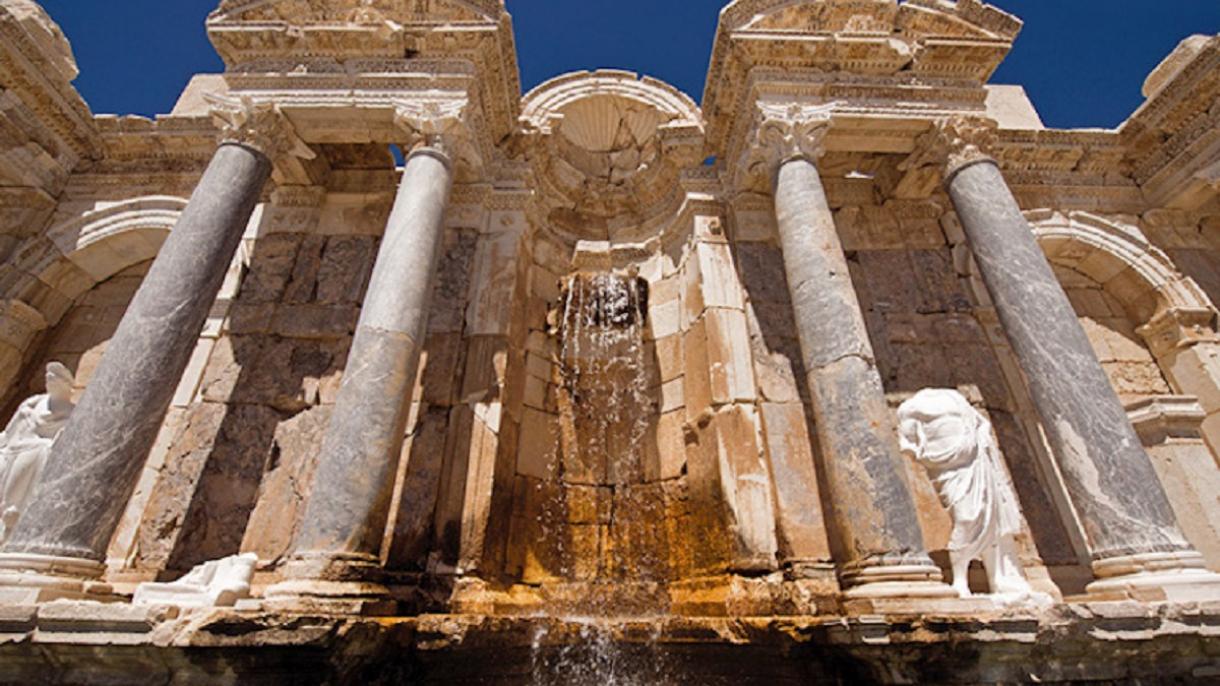 La Fuente Antonina, un indicador de lo rica y magnífica en la ciudad antigua de Sagalassos