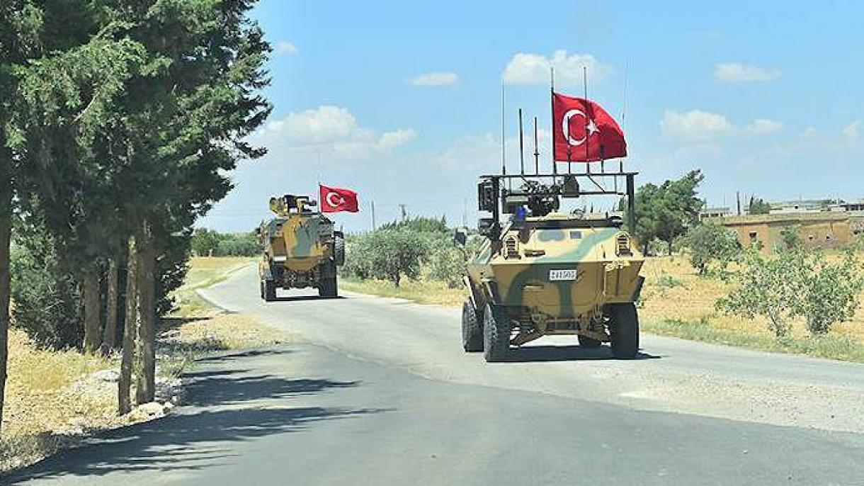 اتمام 38 امین عملیات گشت زنی نیروهای مسلح ترکیه در خط جبهه منبج