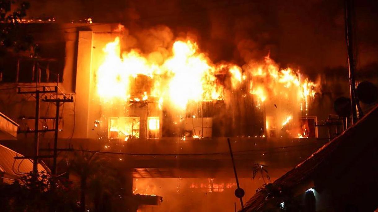 کمبوڈیا  کے ایک ہوٹل  میں آگ لگنے سے 10 افراد  ہلاک