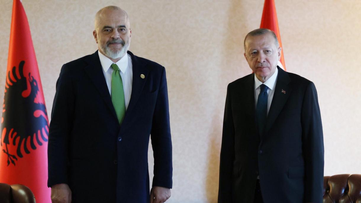 جمهوررئیس اردوغان آلبانیا باش وزیری راما نی قبول قیلدی