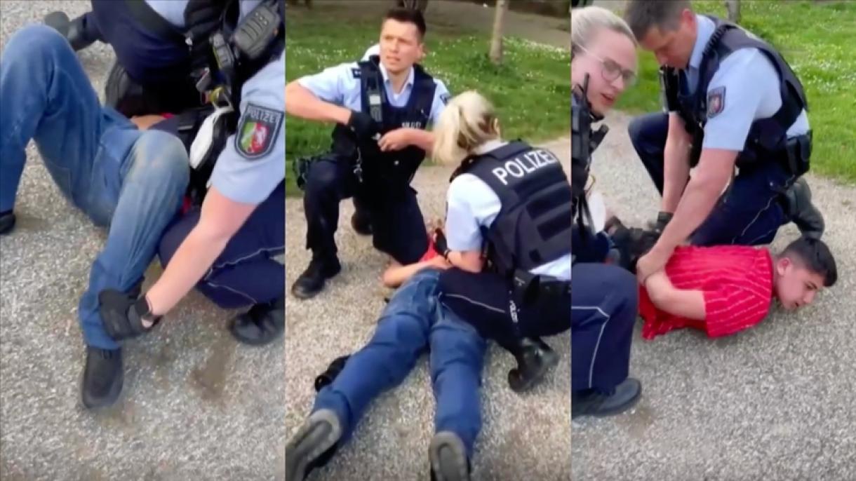 Германияда полициянын түрк балага катуу кийлигишүүсү каршы чыгууларды тартты