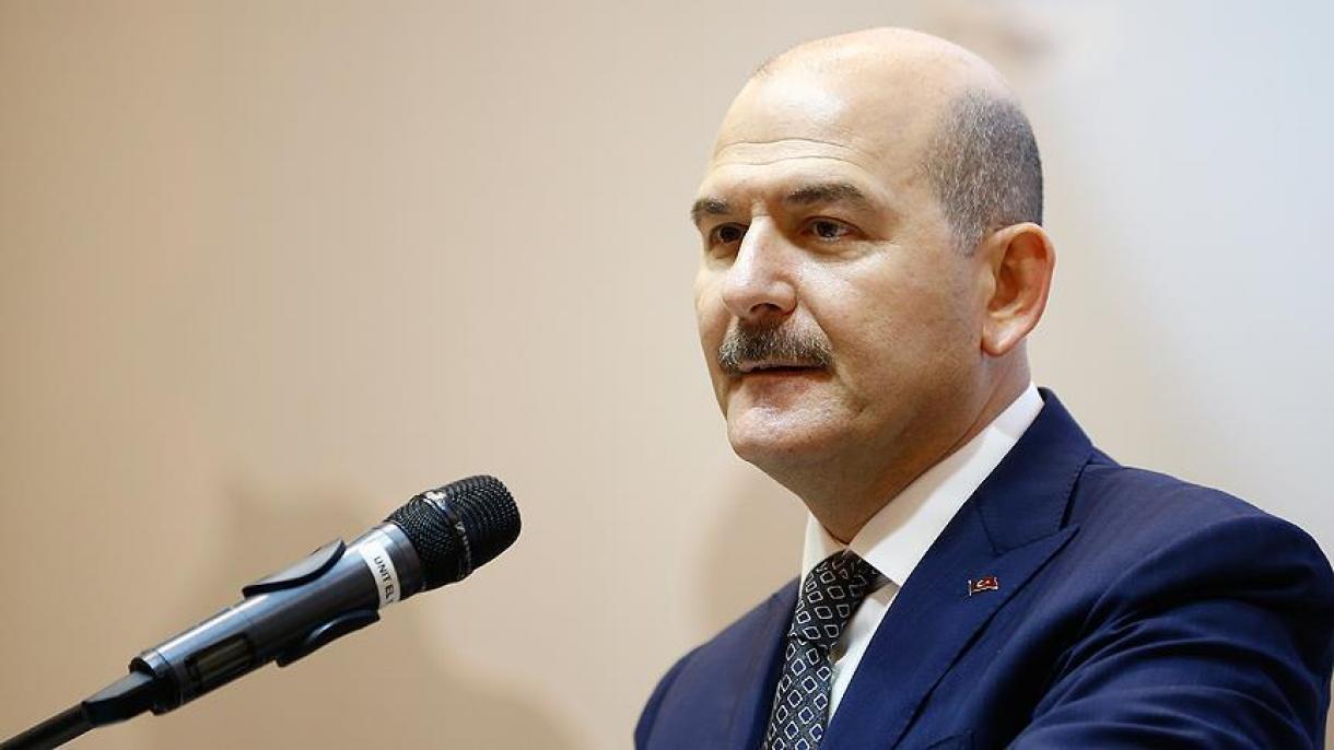 Ênfase da luta contra o terrorismo do Ministro do Interior Süleyman Soylu