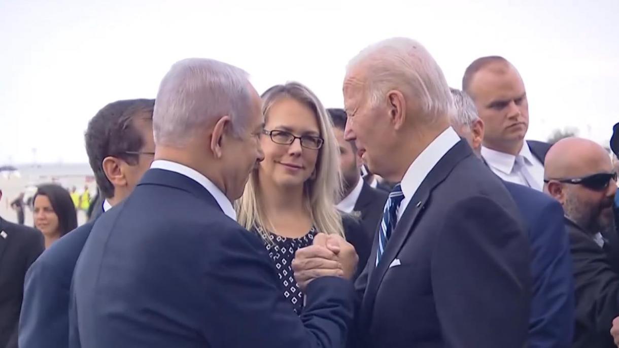 Il presidente amerciano Biden e' arrivato in Israele
