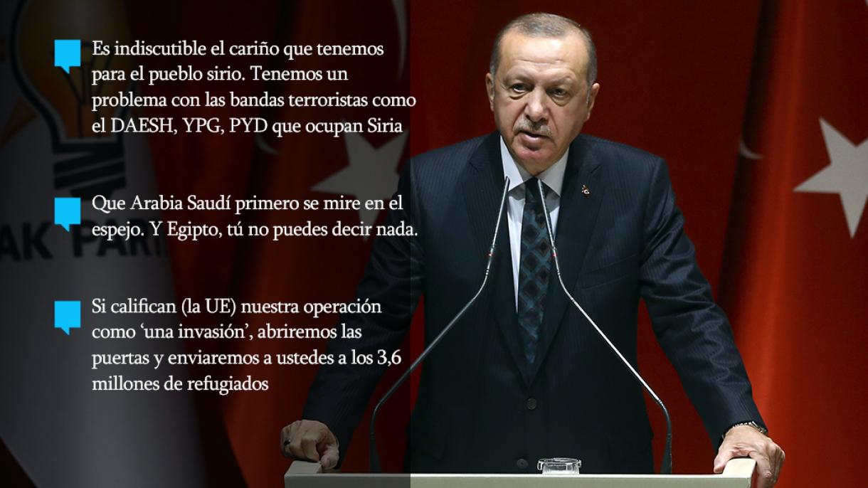 Erdogan: “No combatimos a nuestros hermanos kurdos en Siria, sino a las bandas terroristas”