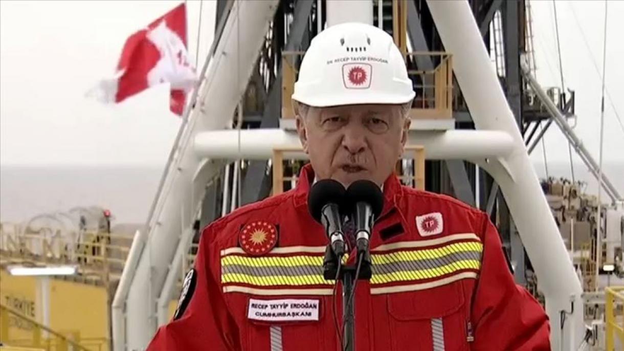 Il presidente Erdogan annuncia la scoperta della riserva di gas naturale