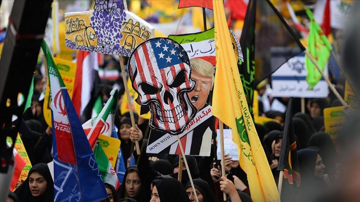 イラン 旧米大使館人質事件の40年後に反米デモ