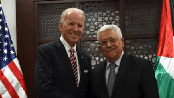 美国副总统拜登出访巴勒斯坦