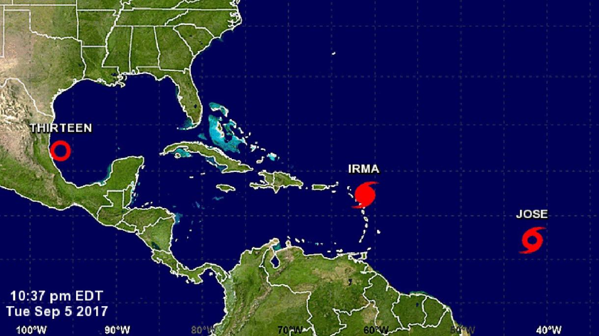 گردباد ایرما به آمریکا نزدیک می شود