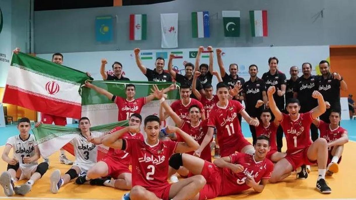 موفقیت تیم ملی والیبال نوجوانان ایران در مسابقات آسیای مرکزی