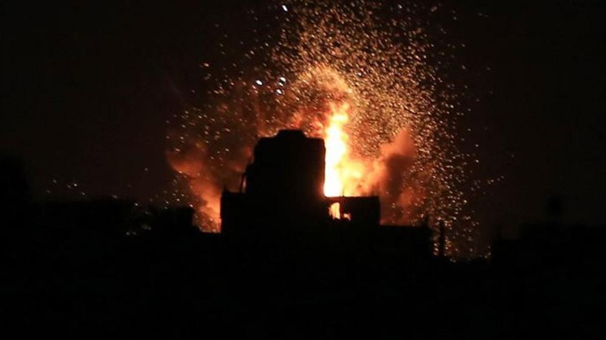 Израиль Газада Хамаска таандык бир жерди бомбалады