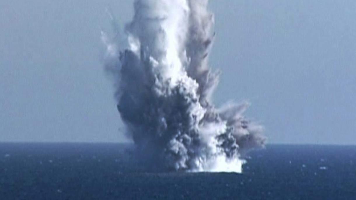 朝鲜成功试验核无人潜水攻击艇 可掀起海啸