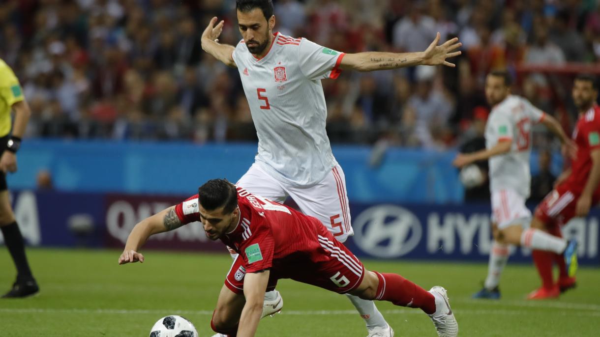 در رقابت های جام جهانی اسپانیا ایران را به شکست مواجه کرد