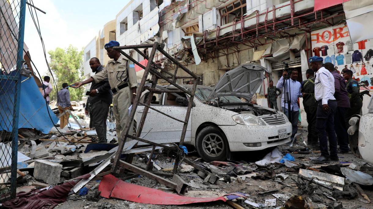 Somalidə bombalı partlayış,5 adam öldü