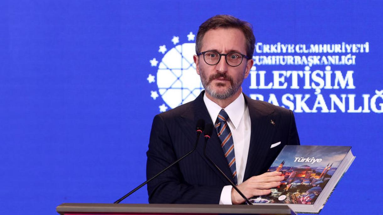 El director de Comunicaciones, Fahrettin Altun, presenta el “Libro de Türkiye”