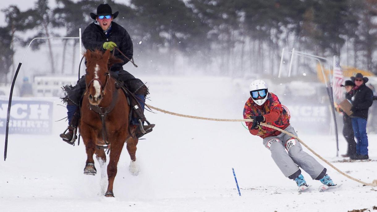 Shimoliy Amerikada qishki sport turlaridan biri bo'lgan Skijor Kanadada o'tkaziladi