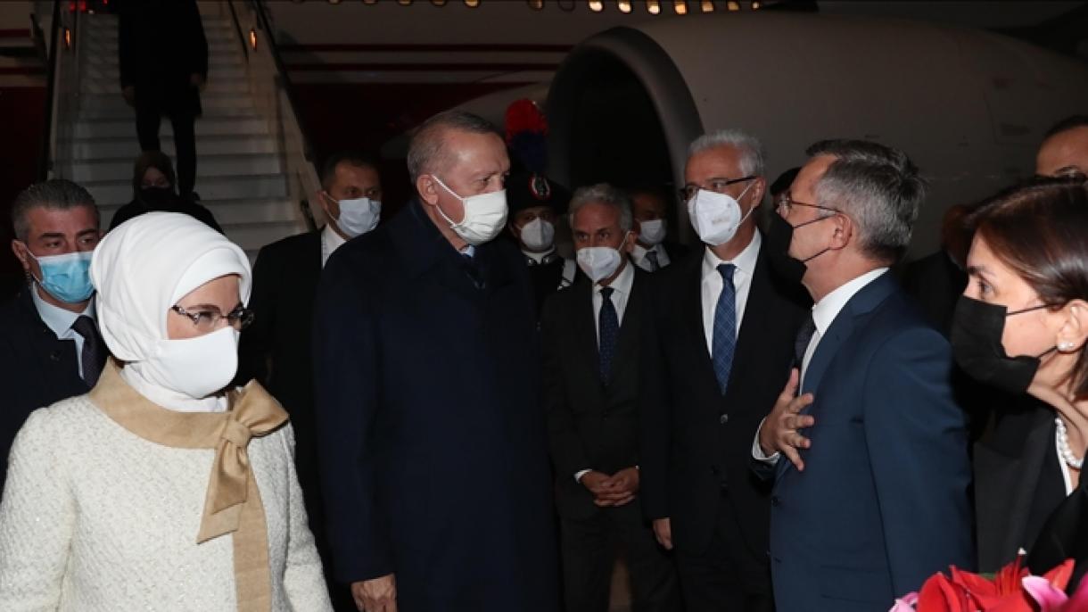 اردوغان بمنظور شرکت در اجلاس رهبران جی ـ 20 به ایتالیا سفر کرد