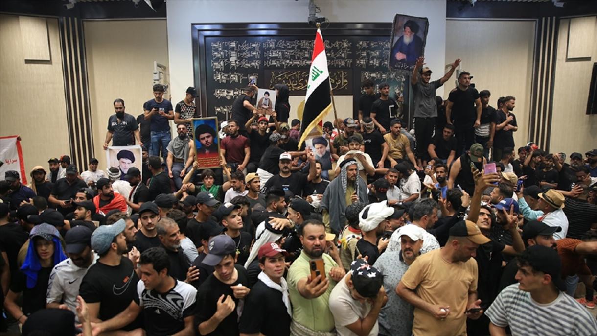 درخواست الکاظمی از معترضین در منطقه سبز بغداد