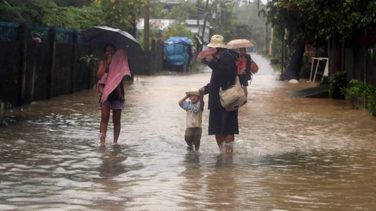 菲律宾强降雨致6死