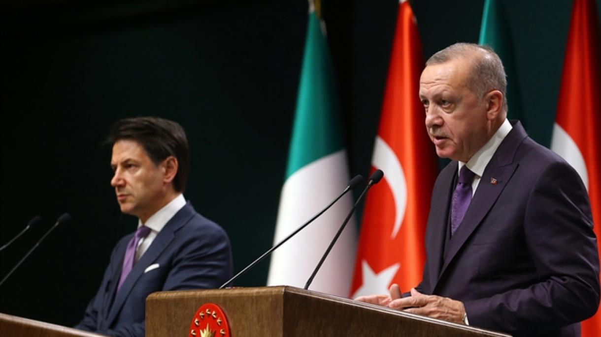 گفتگوی تلفنی اردوغان با نخست وزیر ایتالیا