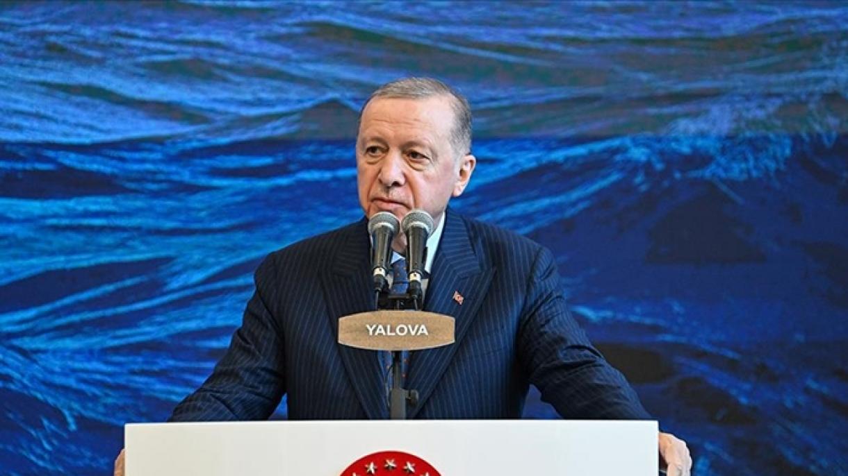 Эрдоган кеме тапшыруу аземине катышты