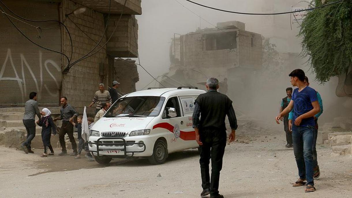 ادامه حملات هوایی رژیم اسد و روسیه به مناطق مسکونی در سوریه